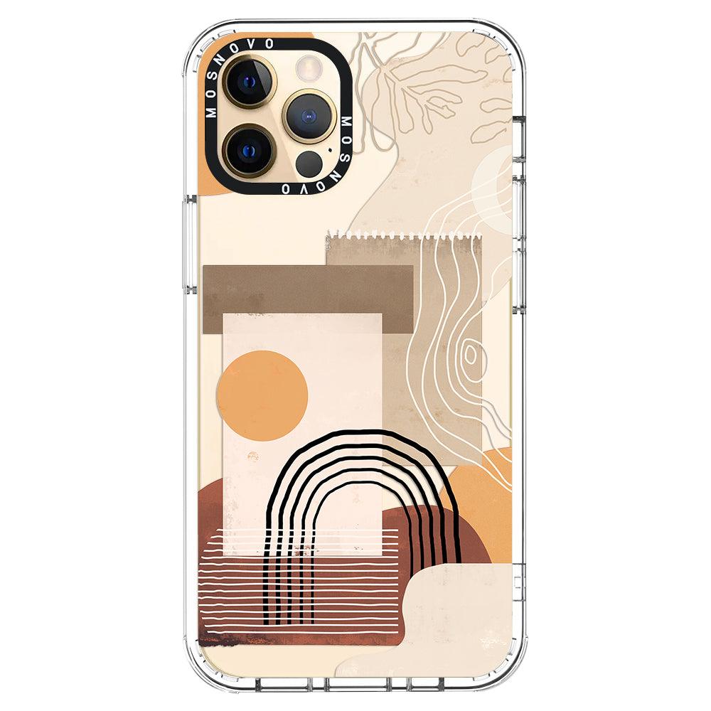 Minimalist Abstract Art Phone Case - iPhone 12 Pro Case - MOSNOVO