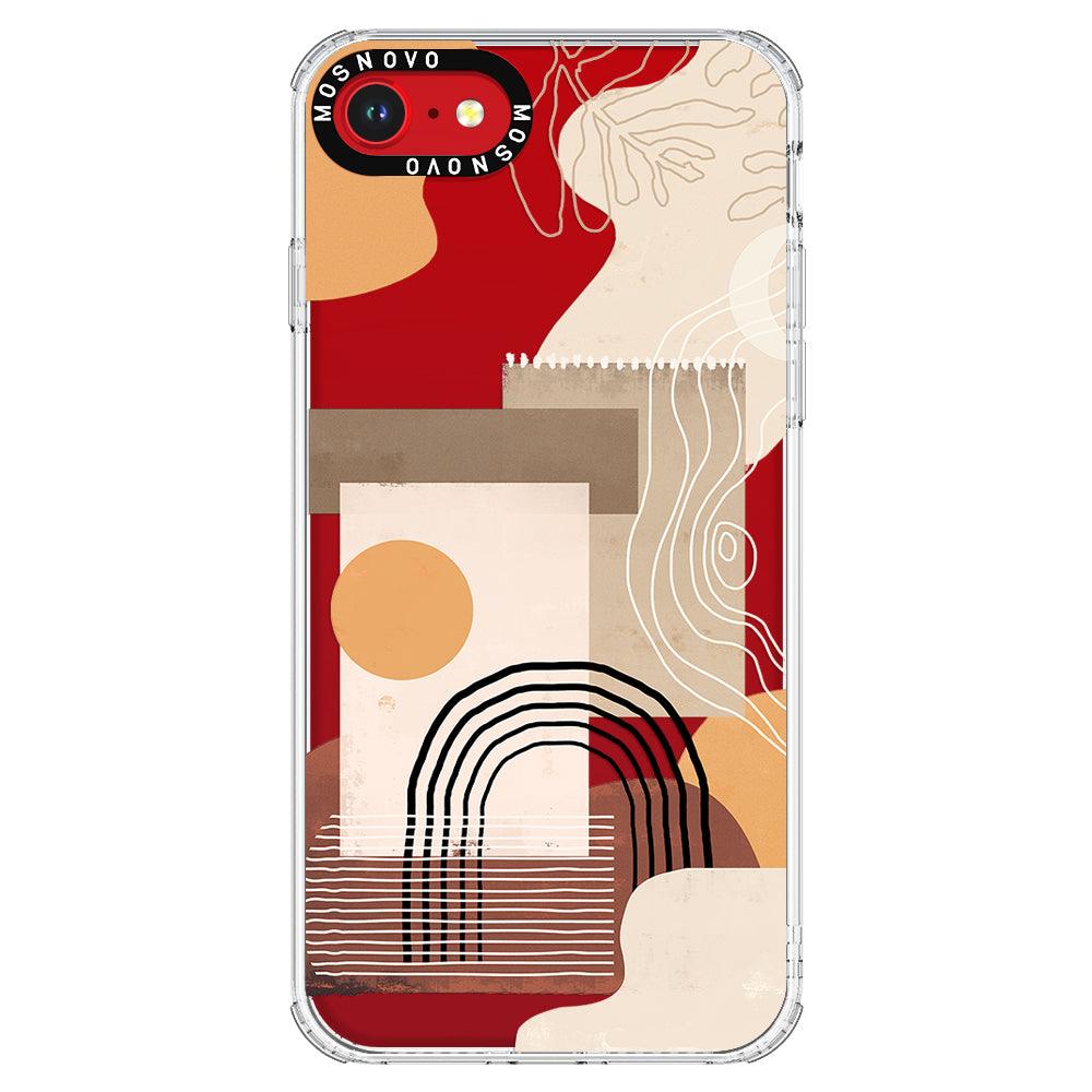 Minimalist Abstract Art Phone Case - iPhone SE 2022 Case - MOSNOVO