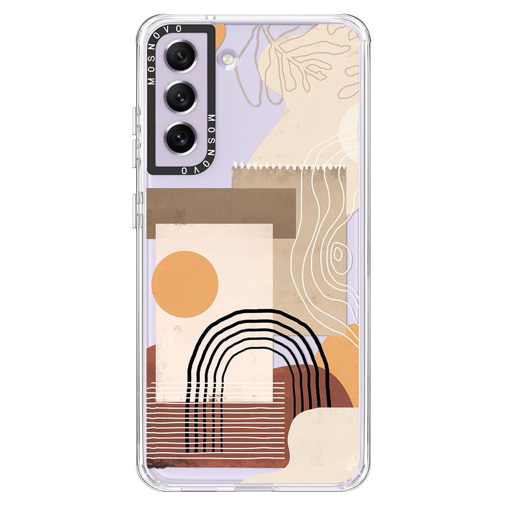 Minimalist Abstract Art Phone Case - Samsung Galaxy S21 FE Case - MOSNOVO