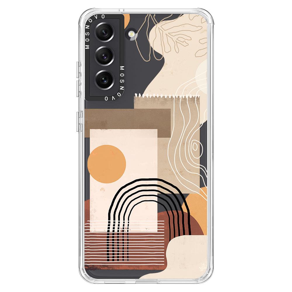 Minimalist Abstract Art Phone Case - Samsung Galaxy S21 FE Case - MOSNOVO