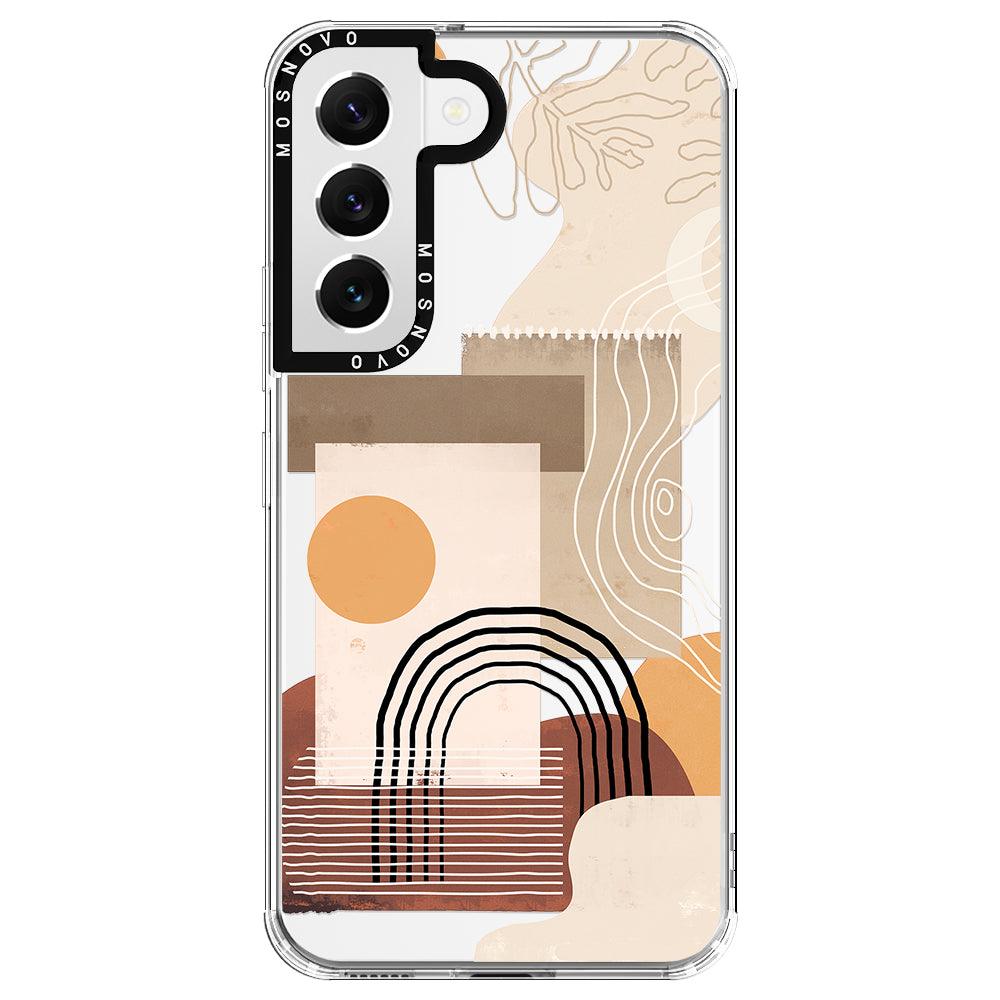 Minimalist Abstract Art Phone Case - Samsung Galaxy S22 Case - MOSNOVO