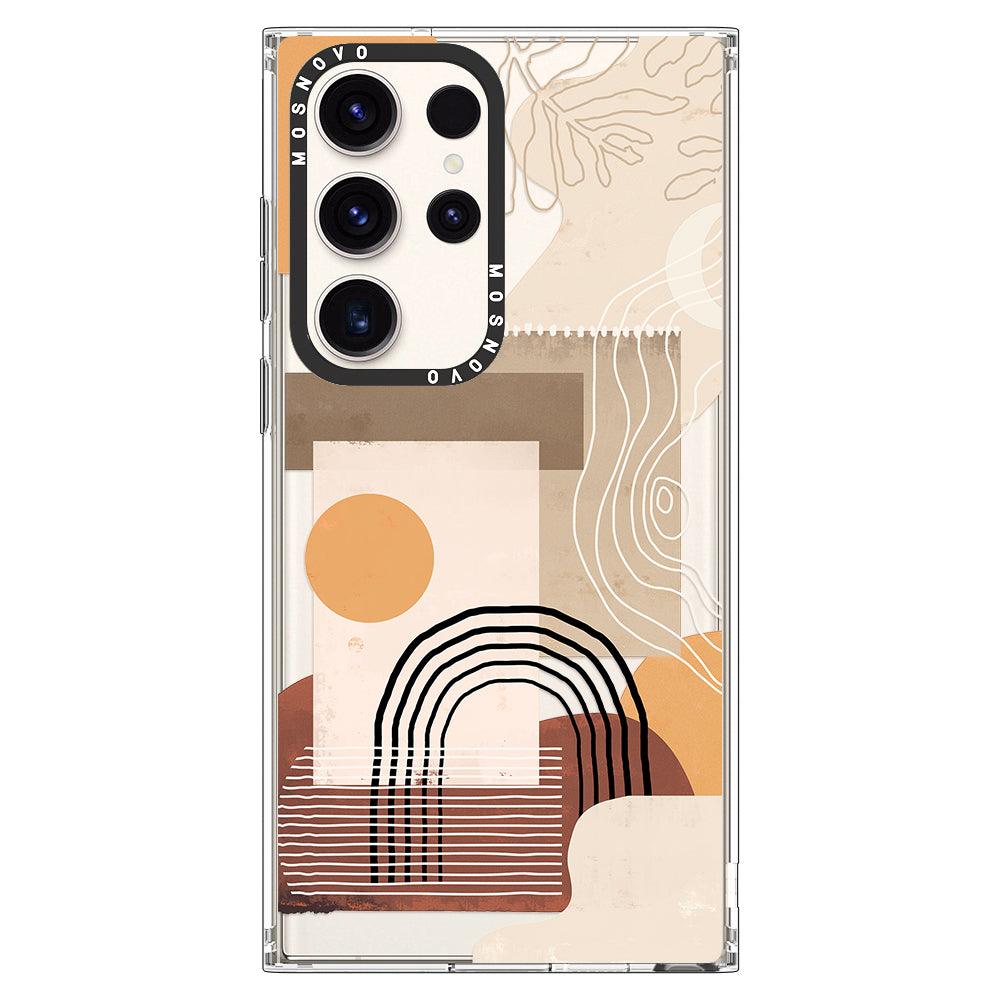 Minimalist Abstract Art Phone Case - Samsung Galaxy S23 Ultra Case - MOSNOVO