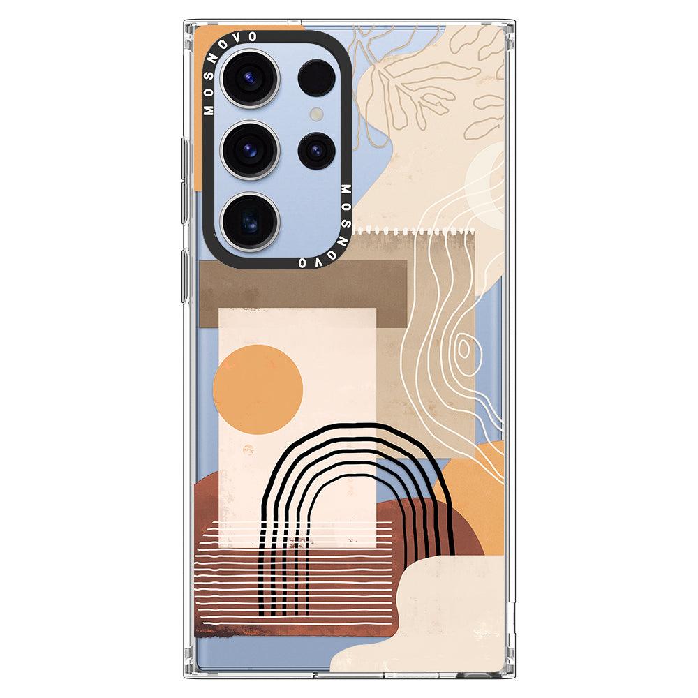 Minimalist Abstract Art Phone Case - Samsung Galaxy S23 Ultra Case - MOSNOVO