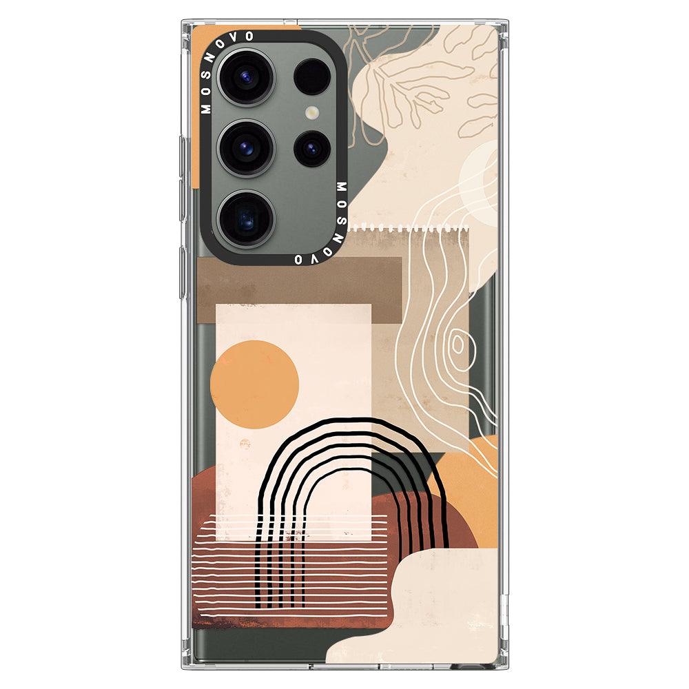 Minimalist Abstract Art Phone Case - Samsung Galaxy S23 Ultra Case - MOSNOVO