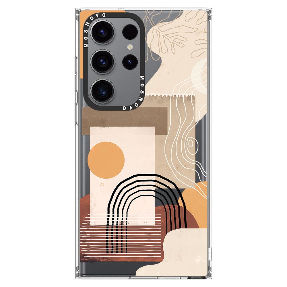 Minimalist Abstract Art Phone Case - Samsung Galaxy S23 Ultra Case - MOSNOVO