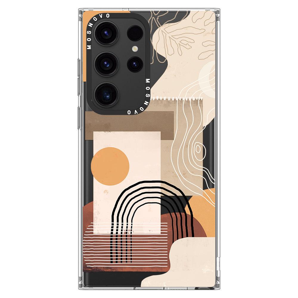 Minimalist Abstract Art Phone Case - Samsung Galaxy S23 Ultra Case - MOSNOVO