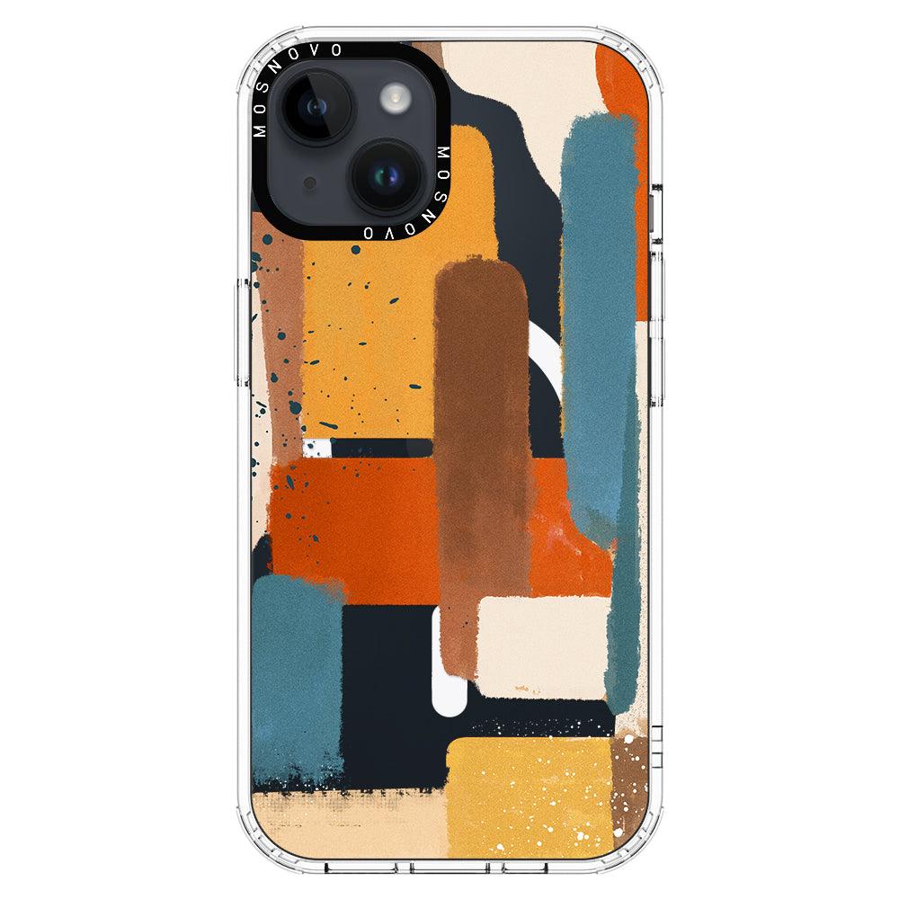 Modern Abstract Artwork Phone Case - iPhone 14 Plus Case - MOSNOVO
