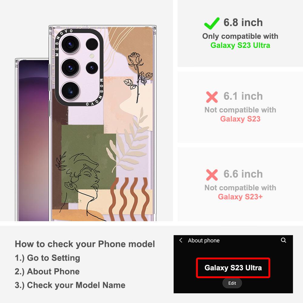 Modern Art Phone Case - Samsung Galaxy S23 Ultra Case - MOSNOVO