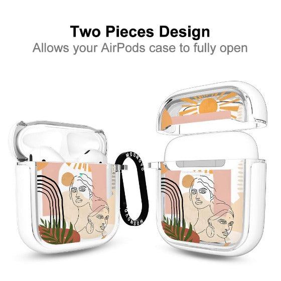 Modern Collage Art AirPods 1/2 Case - MOSNOVO