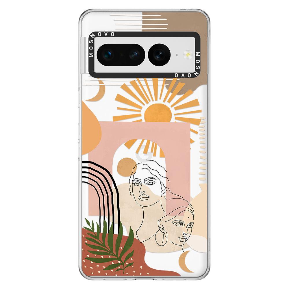 Modern Collage Art Phone Case - Google Pixel 7 Pro Case - MOSNOVO