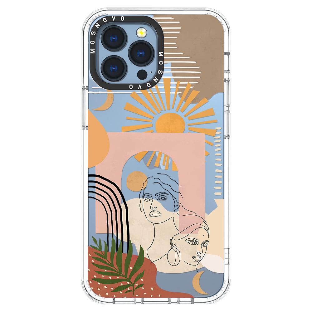 Modern Collage Art Phone Case - iPhone 13 Pro Max Case - MOSNOVO