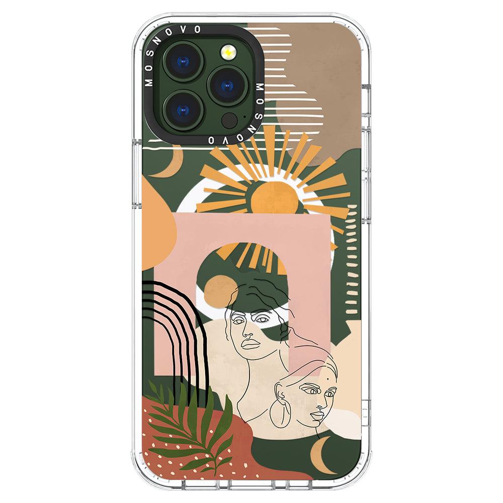 Modern Collage Art Phone Case - iPhone 13 Pro Max Case - MOSNOVO