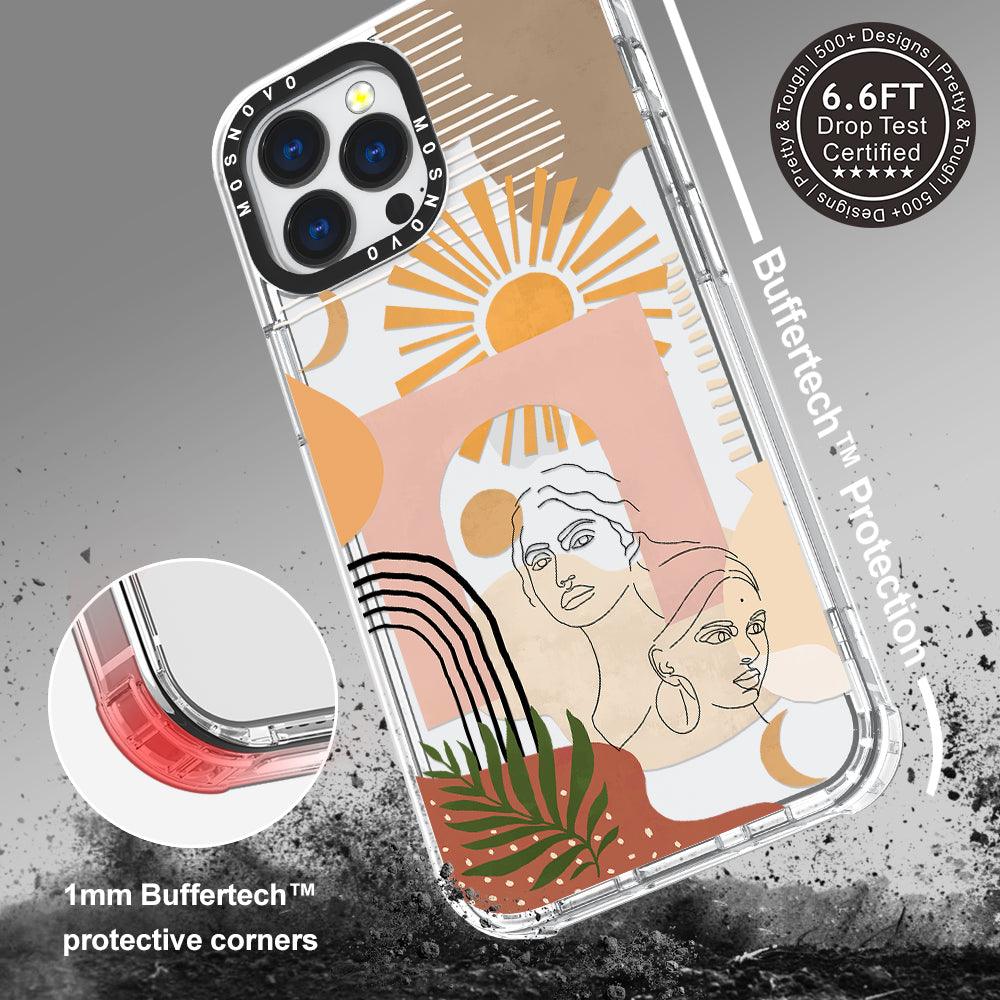 Modern Collage Art Phone Case - iPhone 13 Pro Max Case - MOSNOVO