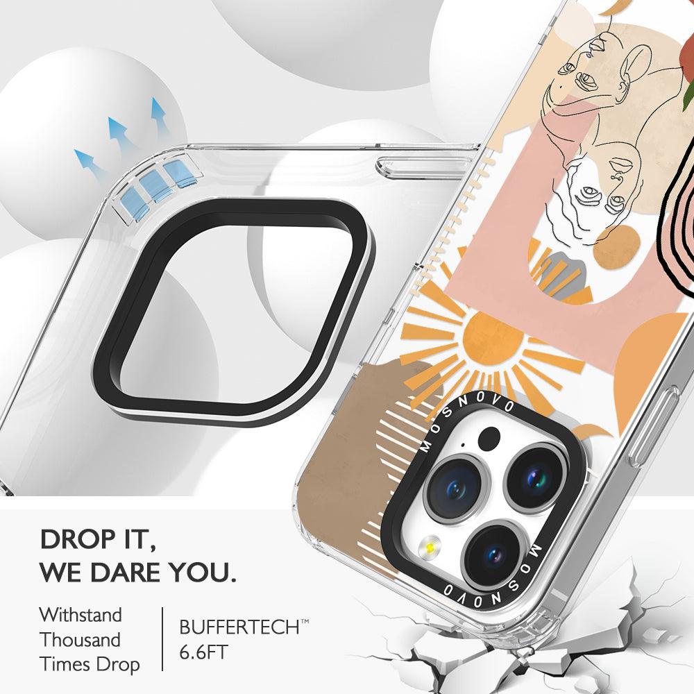 Modern Collage Art Phone Case - iPhone 14 Pro Case - MOSNOVO