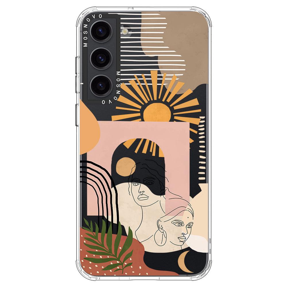 Modern Collage Art Phone Case - Samsung Galaxy S23 Case - MOSNOVO