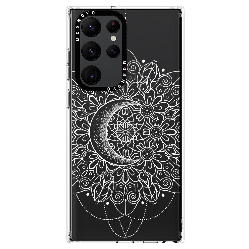 Moon Henna Phone Case - Samsung Galaxy S22 Ultra Case - MOSNOVO