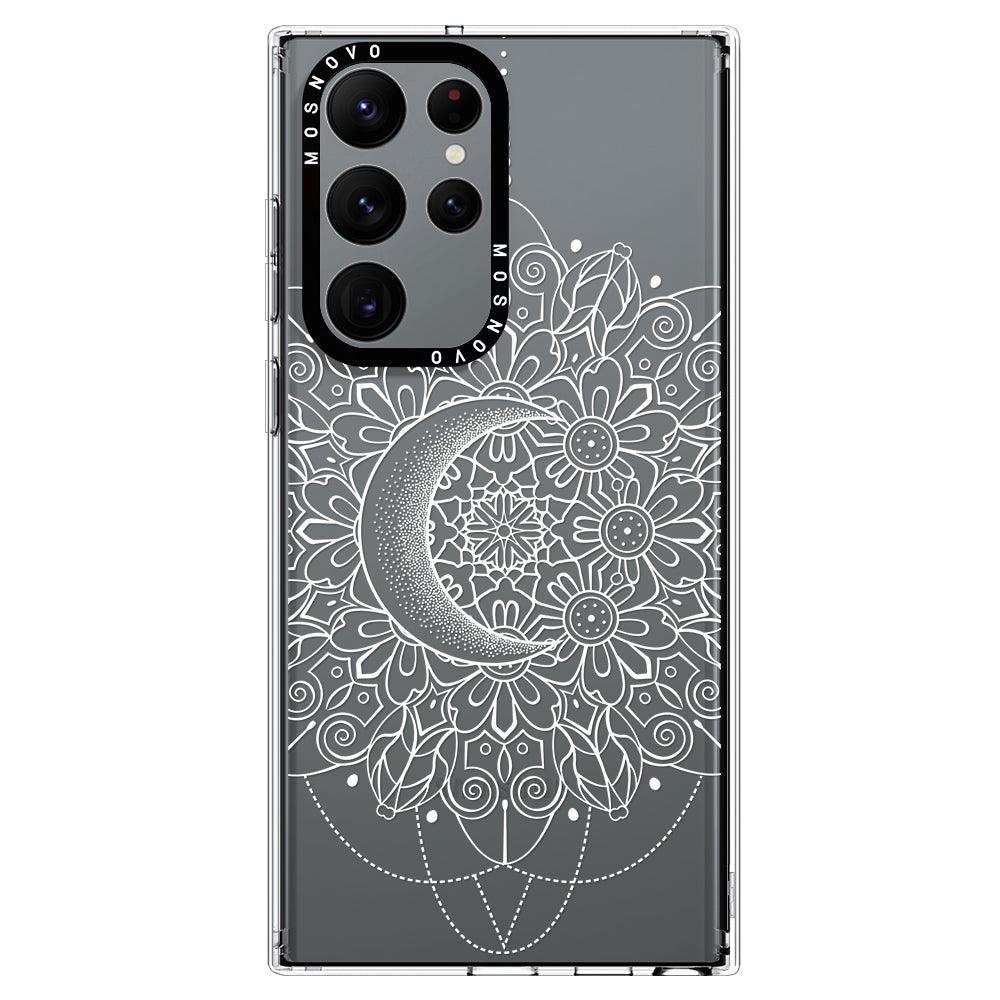 Moon Henna Phone Case - Samsung Galaxy S22 Ultra Case - MOSNOVO