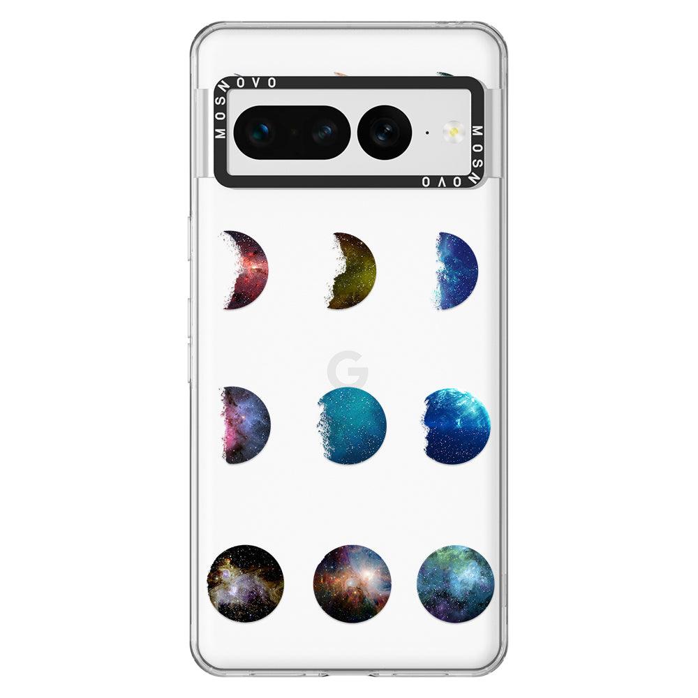 Moon Phase Phone Case - Google Pixel 7 Pro Case - MOSNOVO