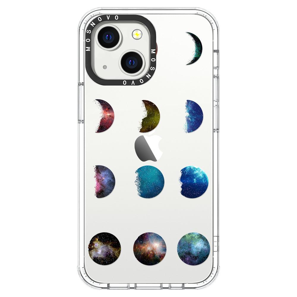 Moon Phase Phone Case - iPhone 13 Mini Case - MOSNOVO