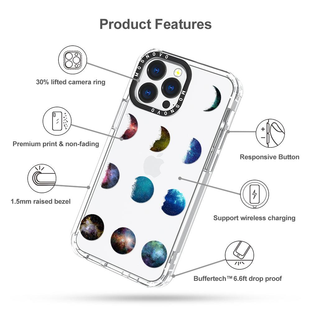 Moon Phase Phone Case - iPhone 13 Pro Case - MOSNOVO