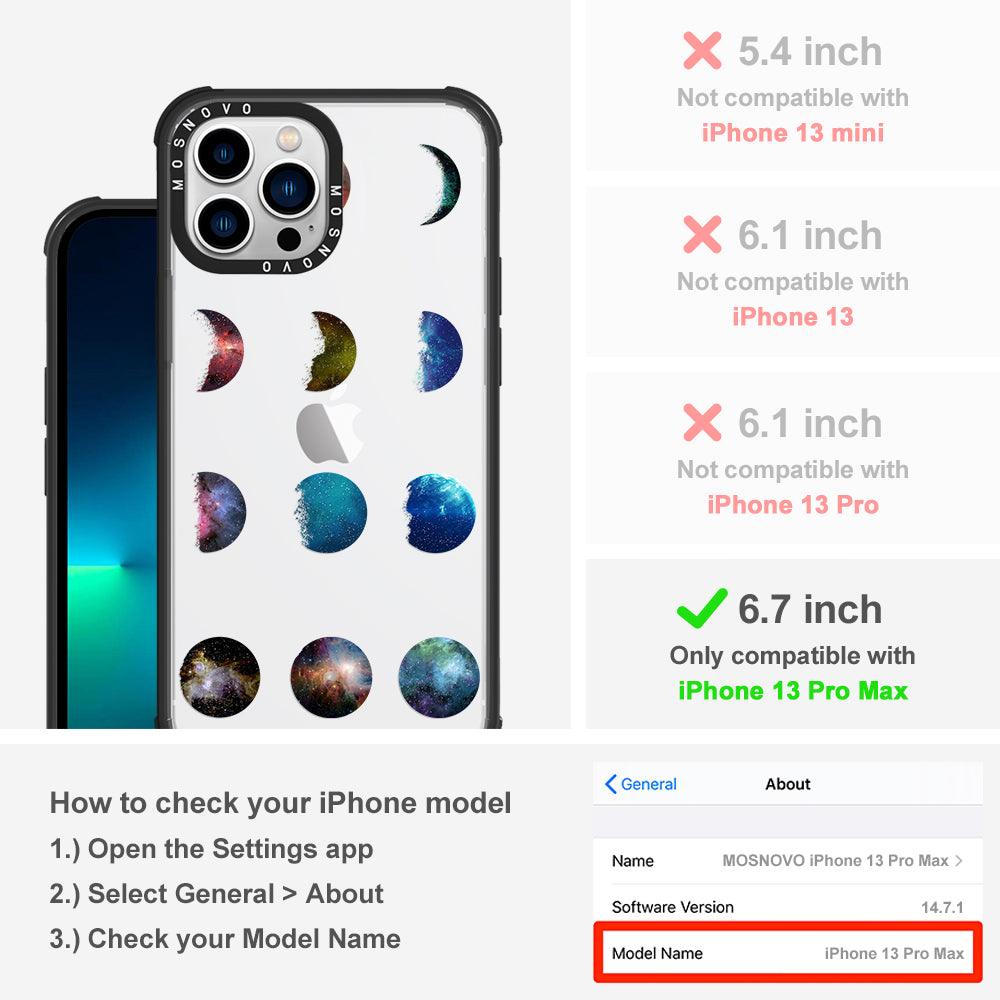 Moon Phase Phone Case - iPhone 13 Pro Max Case - MOSNOVO