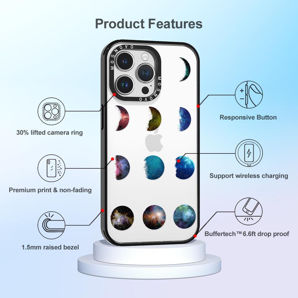 Moon Phase Phone Case - iPhone 14 Pro Max Case - MOSNOVO