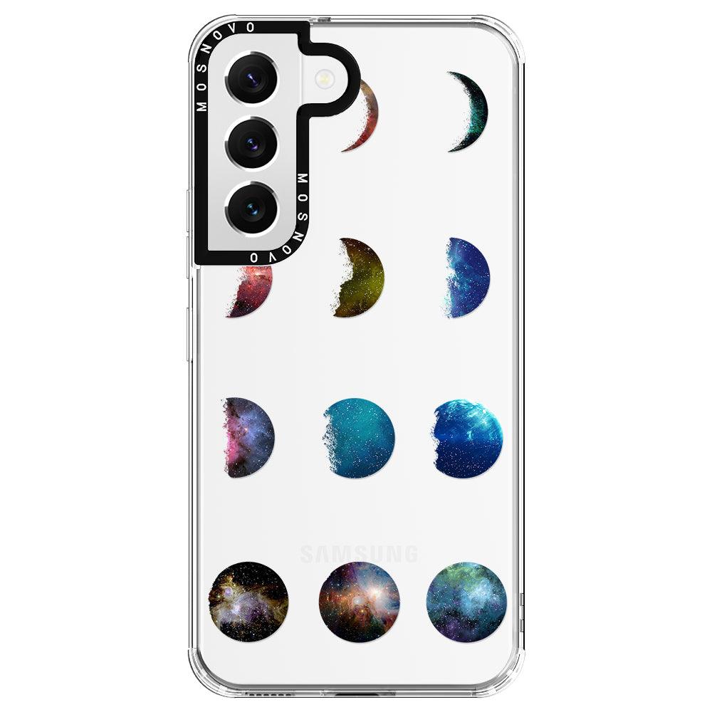 Moon Phase Phone Case - Samsung Galaxy S22 Plus Case - MOSNOVO