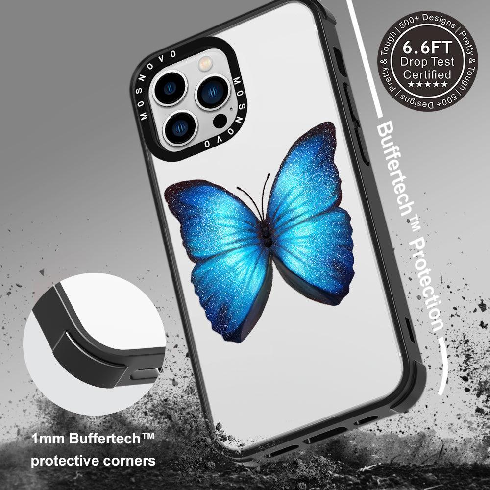 Shimmering Butterfly Phone Case - iPhone 13 Pro Case - MOSNOVO