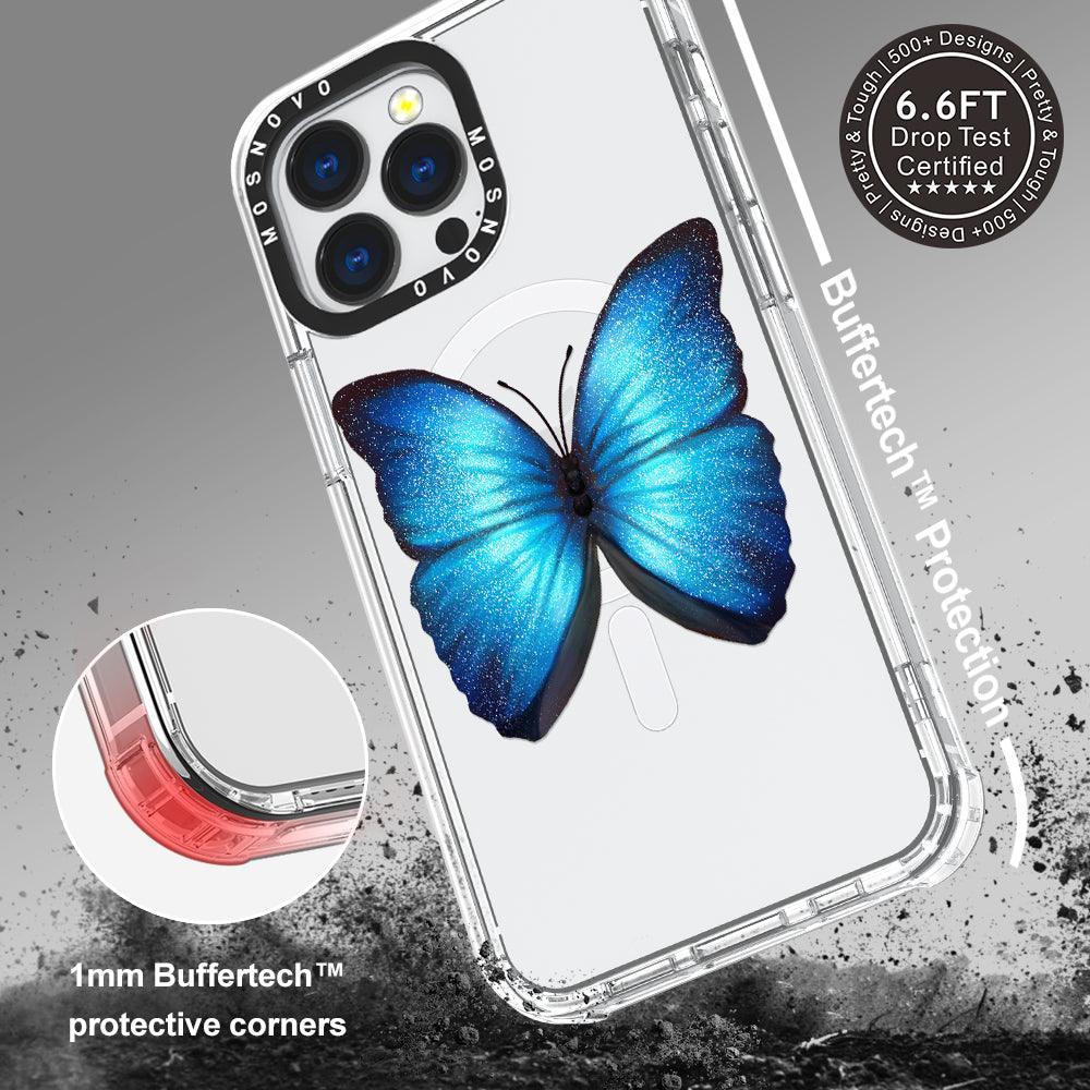 Shimmering Butterfly Phone Case - iPhone 13 Pro Case - MOSNOVO