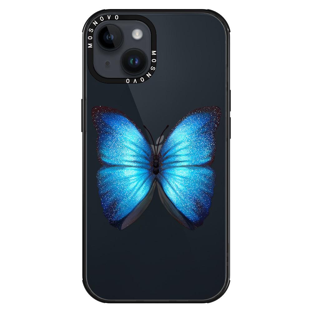 Shimmering Butterfly Phone Case - iPhone 14 Plus Case - MOSNOVO