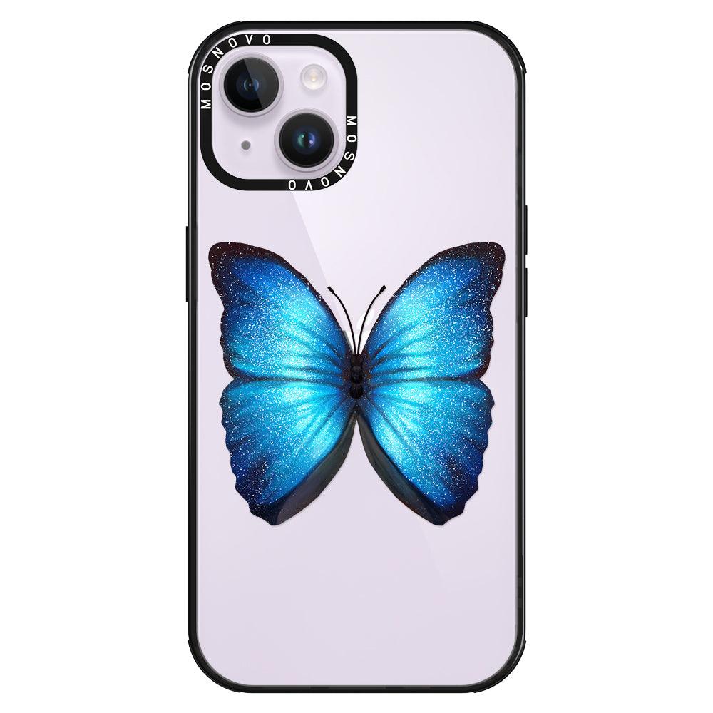 Shimmering Butterfly Phone Case - iPhone 14 Plus Case - MOSNOVO