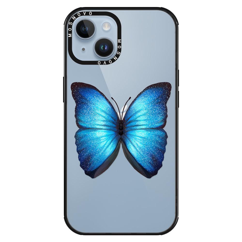 Shimmering Butterfly Phone Case - iPhone 14 Plus Case - MOSNOVO