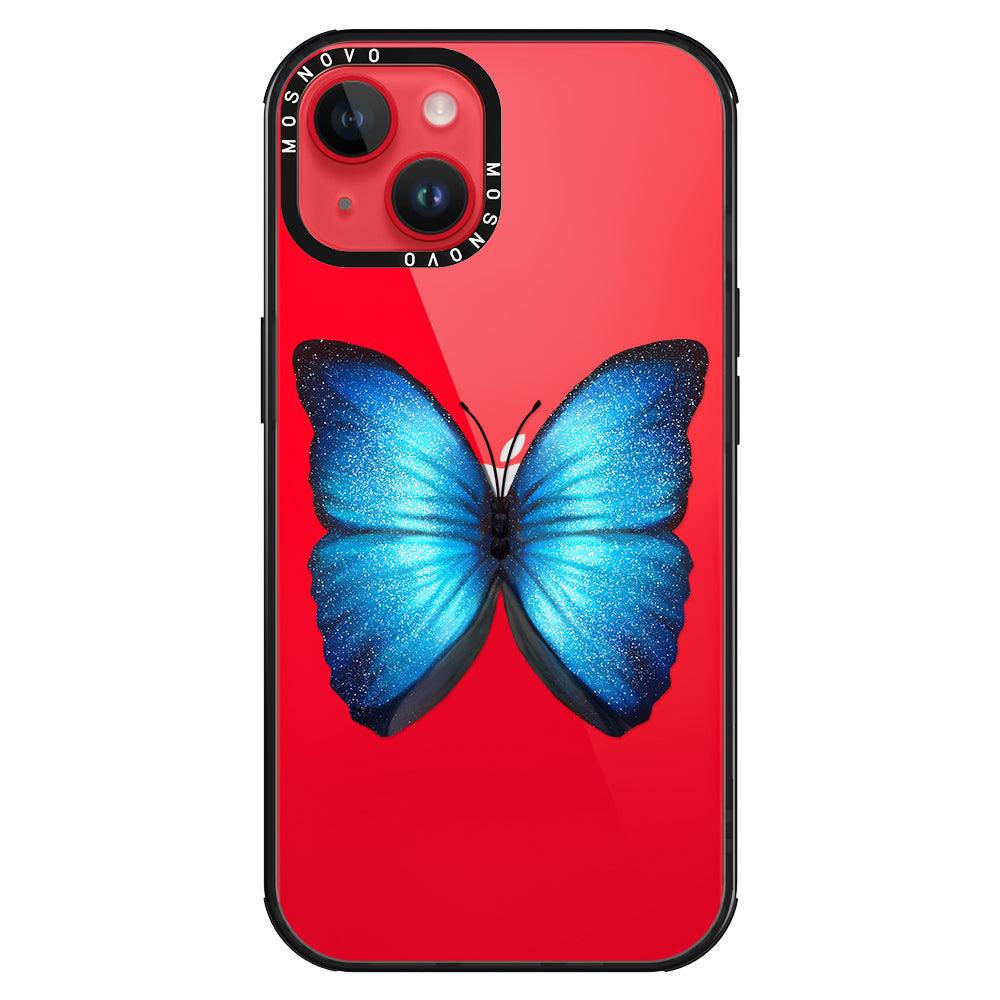 Shimmering Butterfly Phone Case - iPhone 14 Plus Case - MOSNOVO