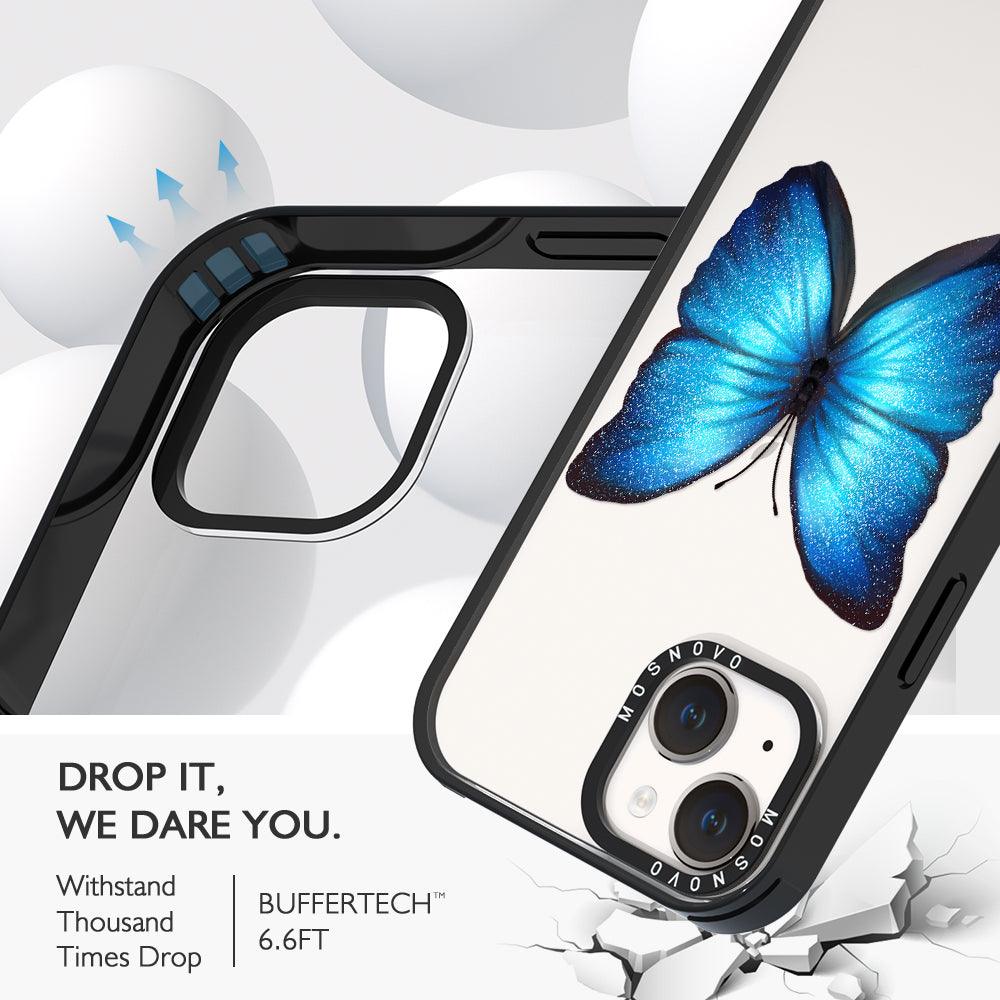 Shimmering Butterfly Phone Case - iPhone 14 Plus Case - MOSNOVO