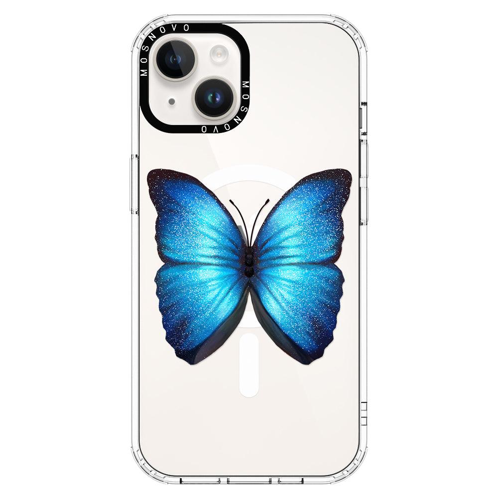 Shimmering Butterfly Phone Case - iPhone 14 Plus Case - MOSNOVO