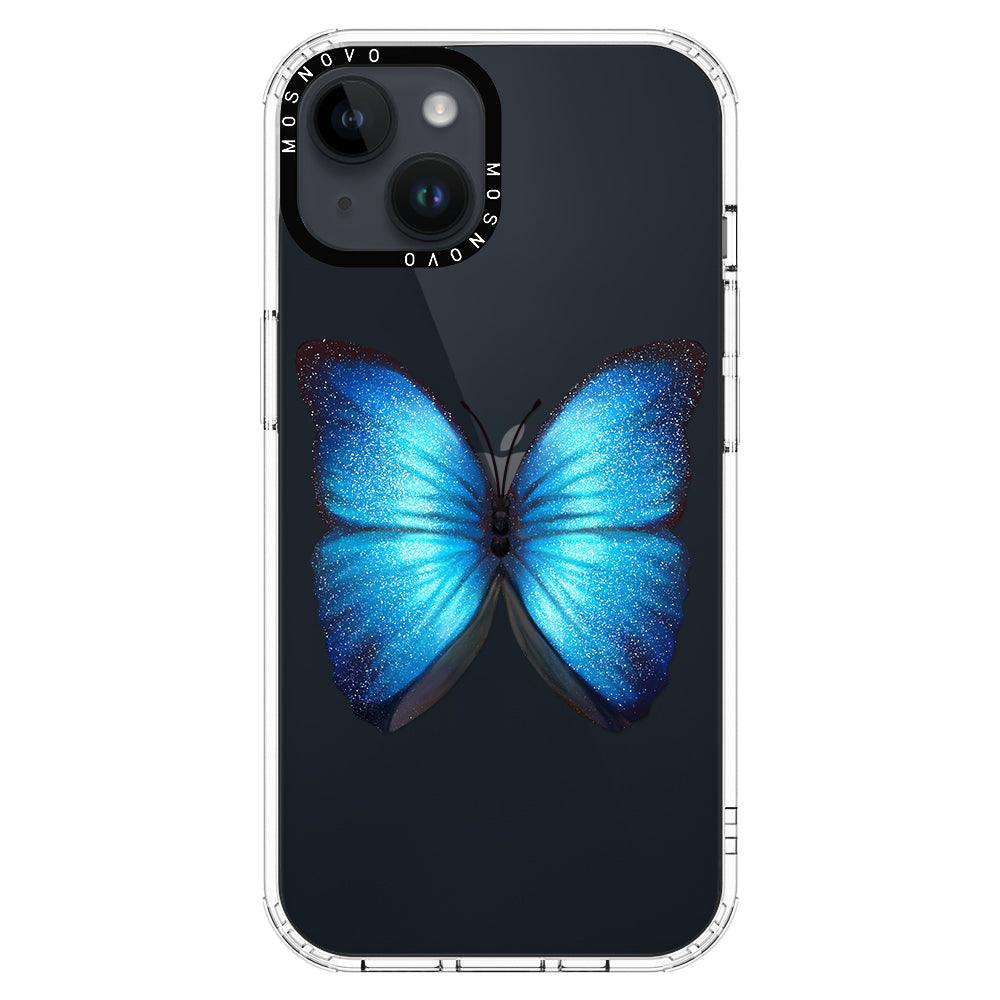 Shimmering Butterfly Phone Case - iPhone 14 Plus Case - MOSNOVO