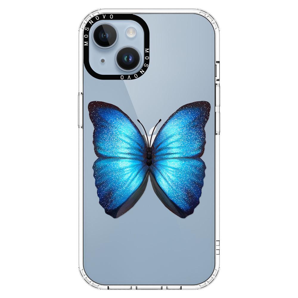 Shimmering Butterfly Phone Case - iPhone 14 Plus Case - MOSNOVO