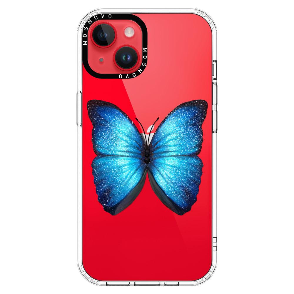 Shimmering Butterfly Phone Case - iPhone 14 Plus Case - MOSNOVO