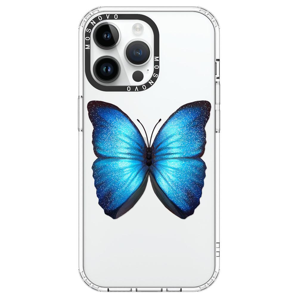 Shimmering Butterfly Phone Case - iPhone 14 Pro Max Case - MOSNOVO
