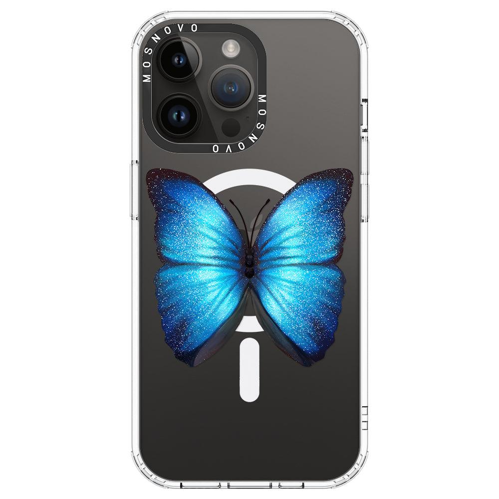 Shimmering Butterfly Phone Case - iPhone 14 Pro Max Case - MOSNOVO