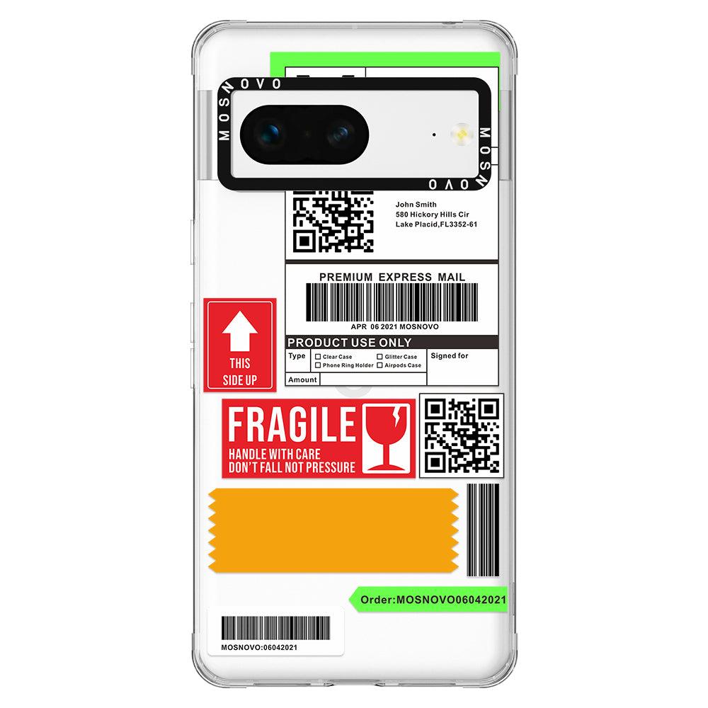 MOSNOVO Mail Label Phone Case - Google Pixel 7 Case - MOSNOVO