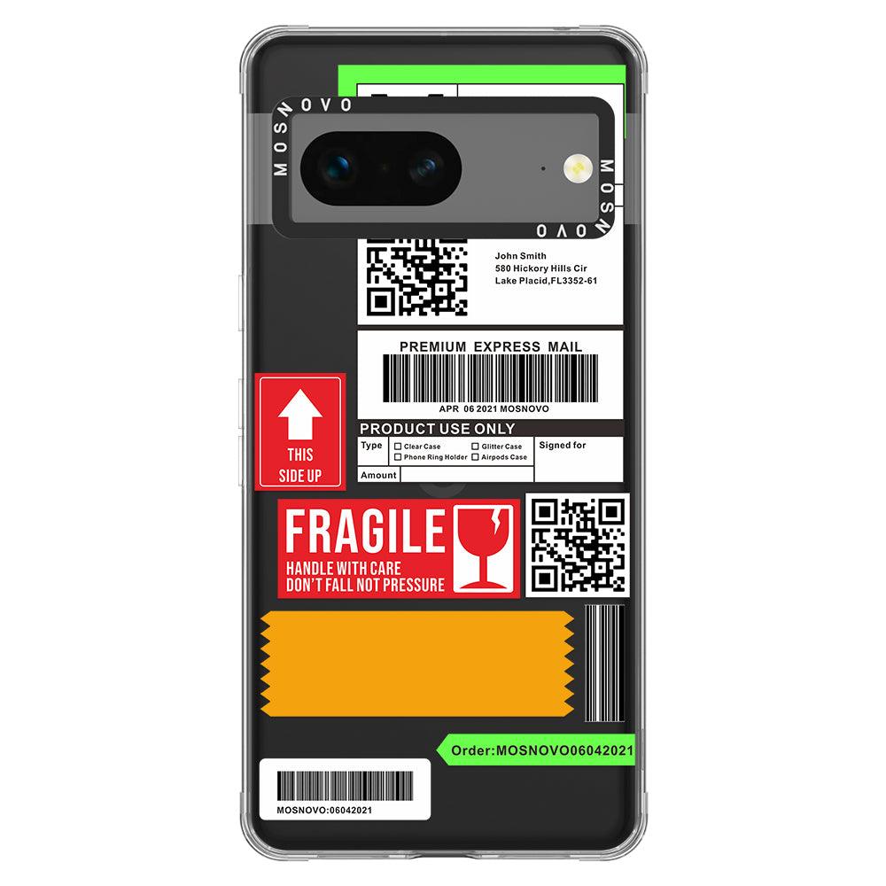 MOSNOVO Mail Label Phone Case - Google Pixel 7 Case - MOSNOVO