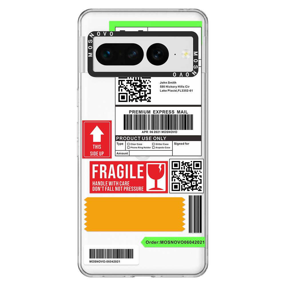 MOSNOVO Mail Label Phone Case - Google Pixel 7 Pro Case - MOSNOVO