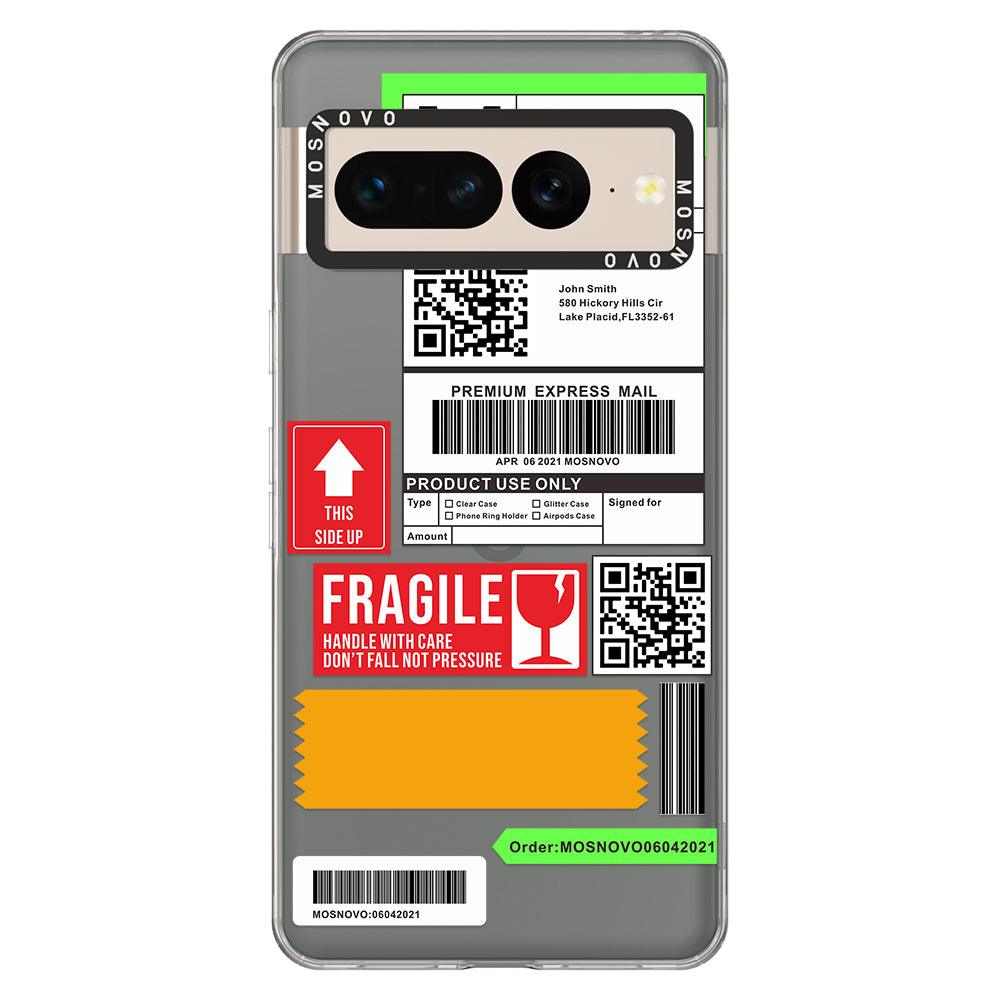 MOSNOVO Mail Label Phone Case - Google Pixel 7 Pro Case - MOSNOVO