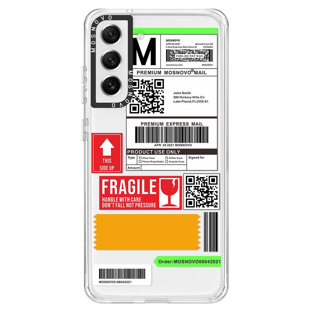 MOSNOVO Mail Label Phone Case - Samsung Galaxy S21 FE Case - MOSNOVO