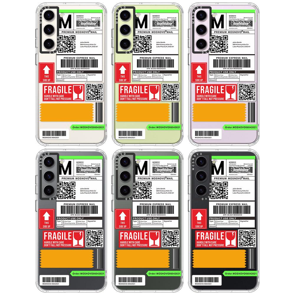 MOSNOVO Mail Label Phone Case - Samsung Galaxy S23 Case - MOSNOVO