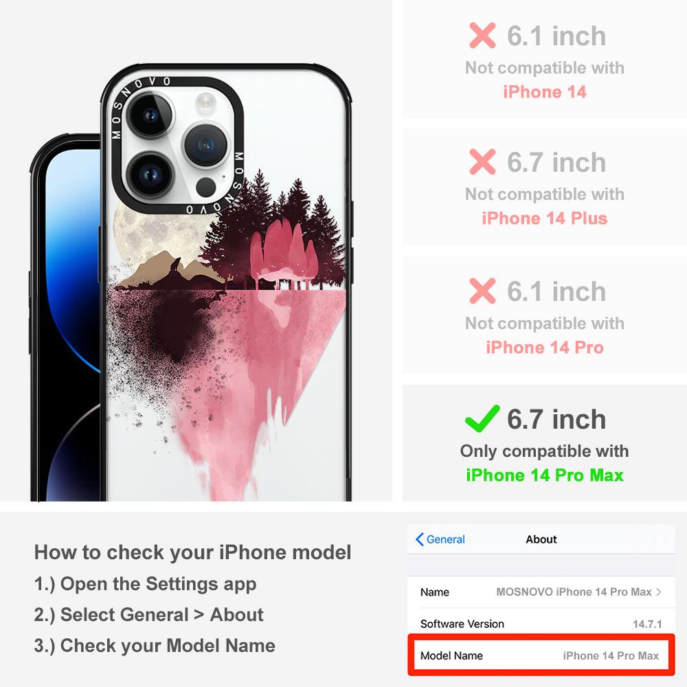 Mountain Landscape Phone Case - iPhone 14 Pro Max Case - MOSNOVO
