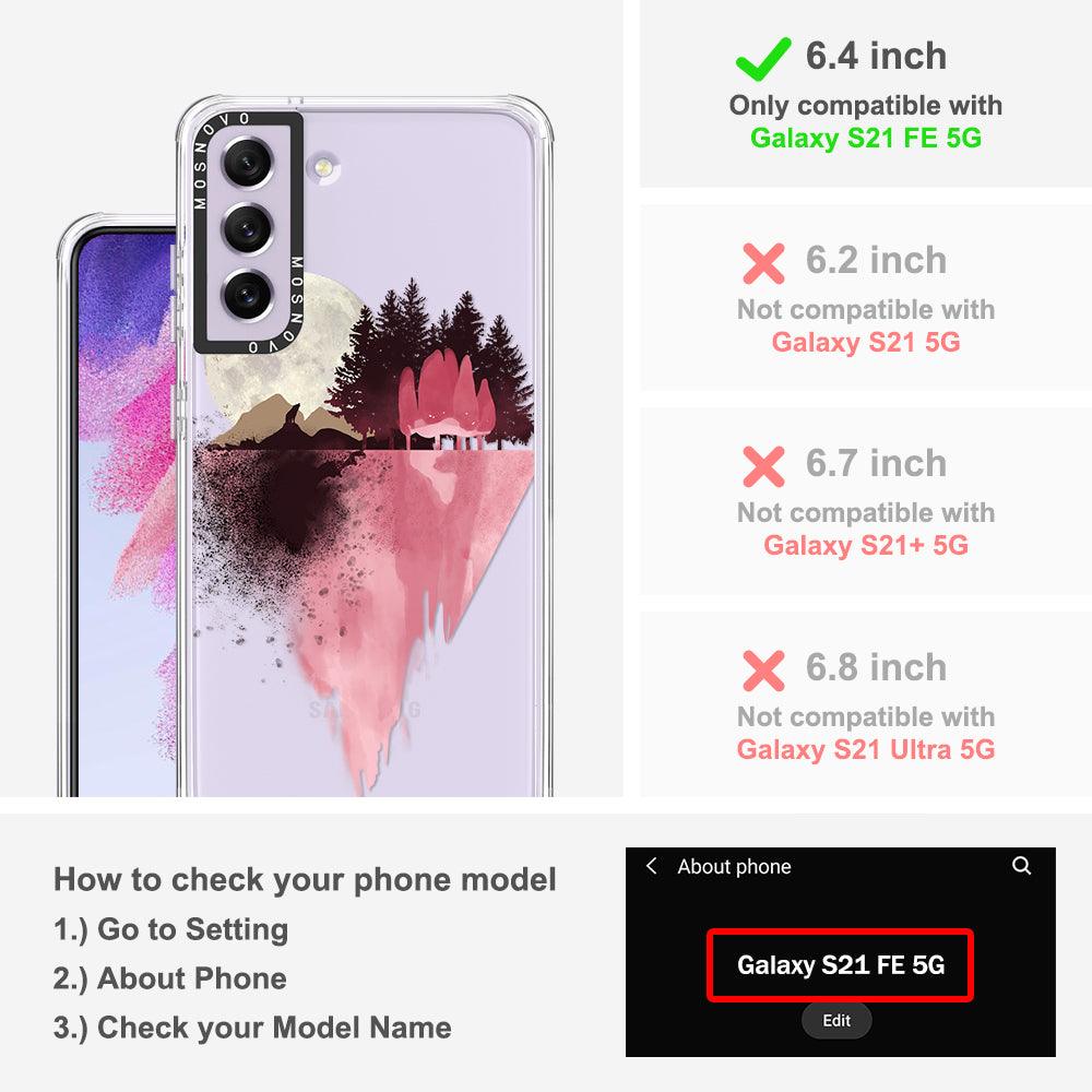 Mountain Landscape Phone Case - Samsung Galaxy S21 FE Case - MOSNOVO