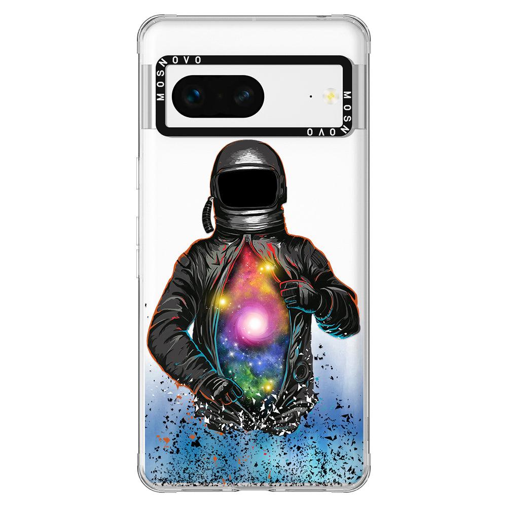 Mystery Astronaut Phone Case - Google Pixel 7 Case - MOSNOVO