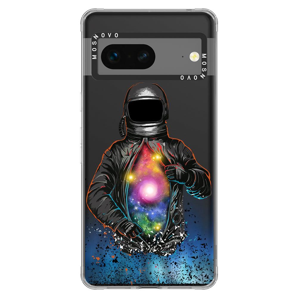 Mystery Astronaut Phone Case - Google Pixel 7 Case - MOSNOVO